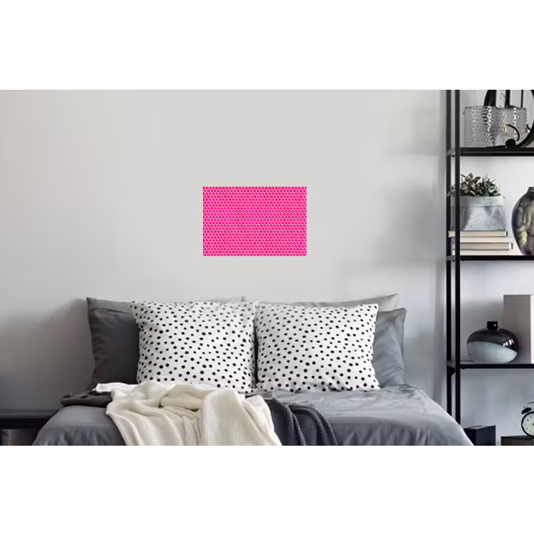 Penny - Mozaïek - Felroze Muursticker klein 286 -slaapkamer