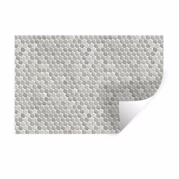 Penny - Mozaïek - Lichtgrijs Muursticker klein 286 -3d