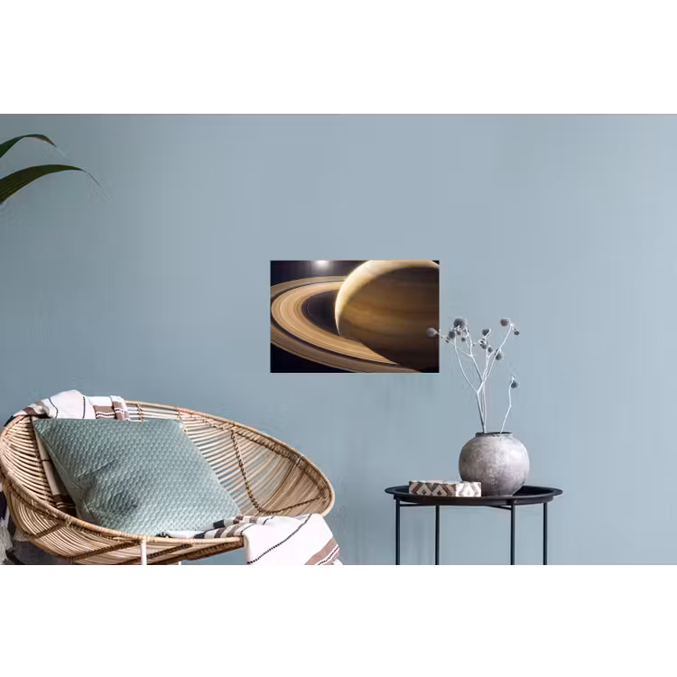 Muursticker - Planeet - Ringen - Ruimte - Planeet - Ringen - Ruimte Muursticker klein