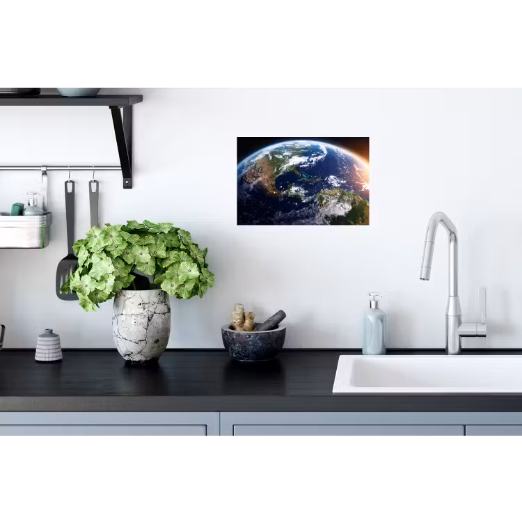 Muursticker - Planeet - Ruimte - Kosmos - Planeet - Ruimte - Kosmos Muursticker klein