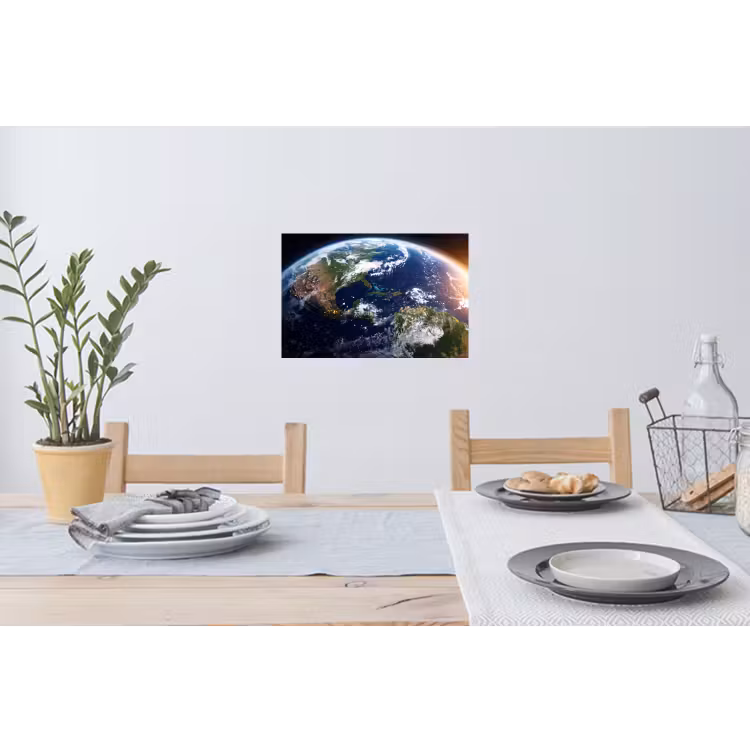 Muursticker - Planeet - Ruimte - Kosmos - Planeet - Ruimte - Kosmos Muursticker klein