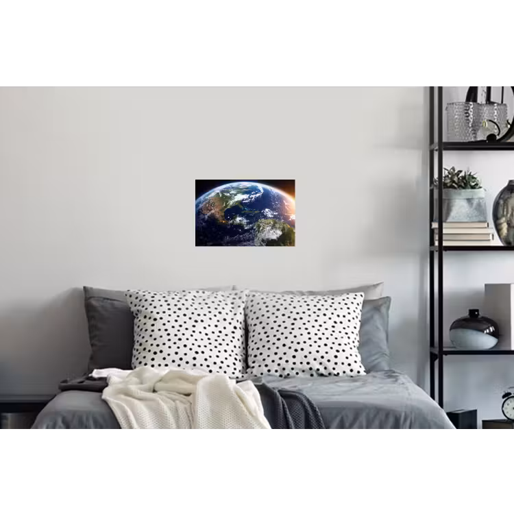 Muursticker - Planeet - Ruimte - Kosmos - Planeet - Ruimte - Kosmos Muursticker klein