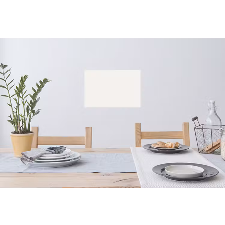 Pure - Alabaster - Wit Muursticker klein 286 -eettafel