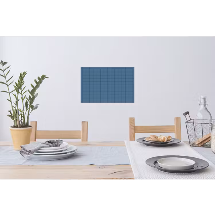Ruiten - Geometrisch - Blauw Muursticker klein 286 -eettafel