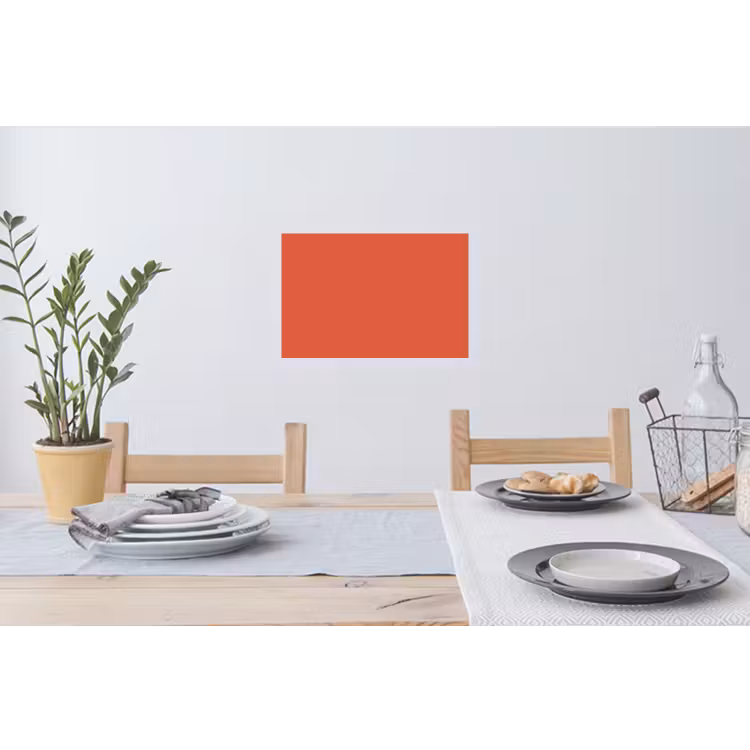 Rustic - Clay - Oranje Muursticker klein 286 -eettafel