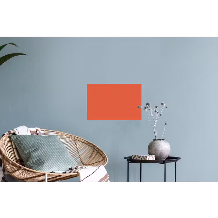 Rustic - Clay - Oranje Muursticker klein 286 -plant