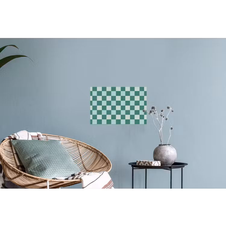 Schaak - Klassiek - Groen Muursticker klein 286 -plant