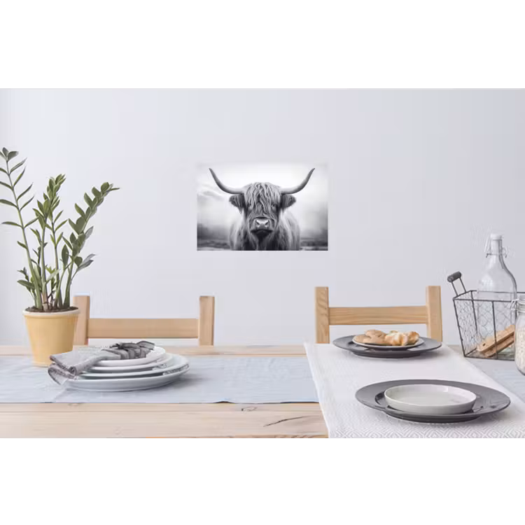 HOOFD Muursticker klein -eettafel
