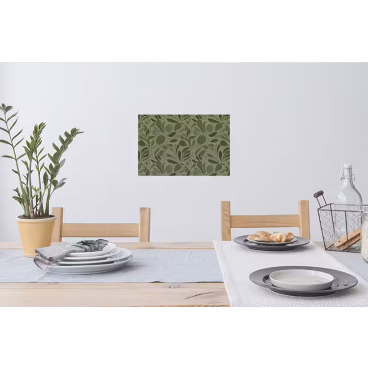 Sereen - Bladeren - Groen Muursticker klein 286 -eettafel