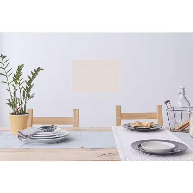 Silent - Sandstone - Grijs Muursticker klein 286 -eettafel