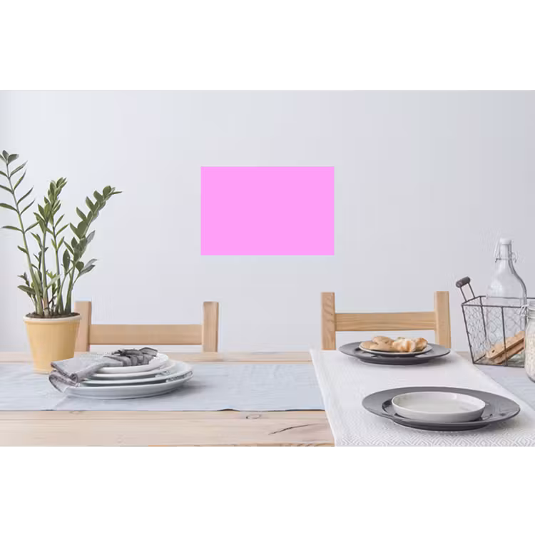 Soft - Lavender - Roze Muursticker klein 286 -eettafel