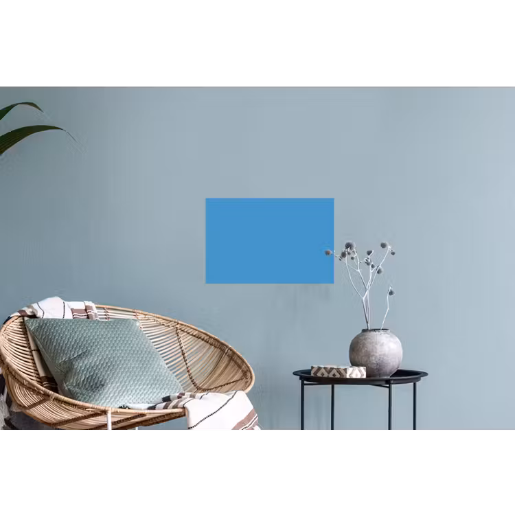 Steel - Blue - Blauw Muursticker klein 286 -plant