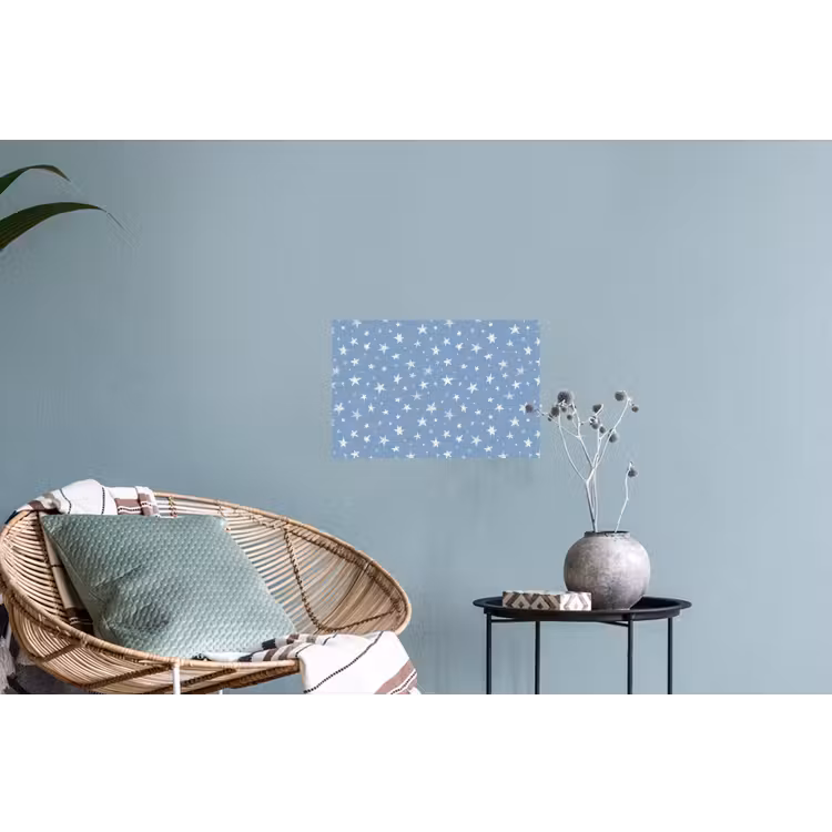 Sterretjes - Patroon - Blauw Muursticker klein 286 -plant