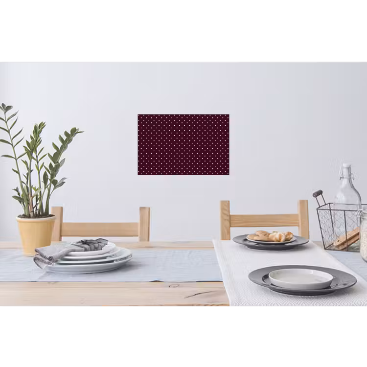 Stippen - Modern - Paars Muursticker klein 286 -eettafel