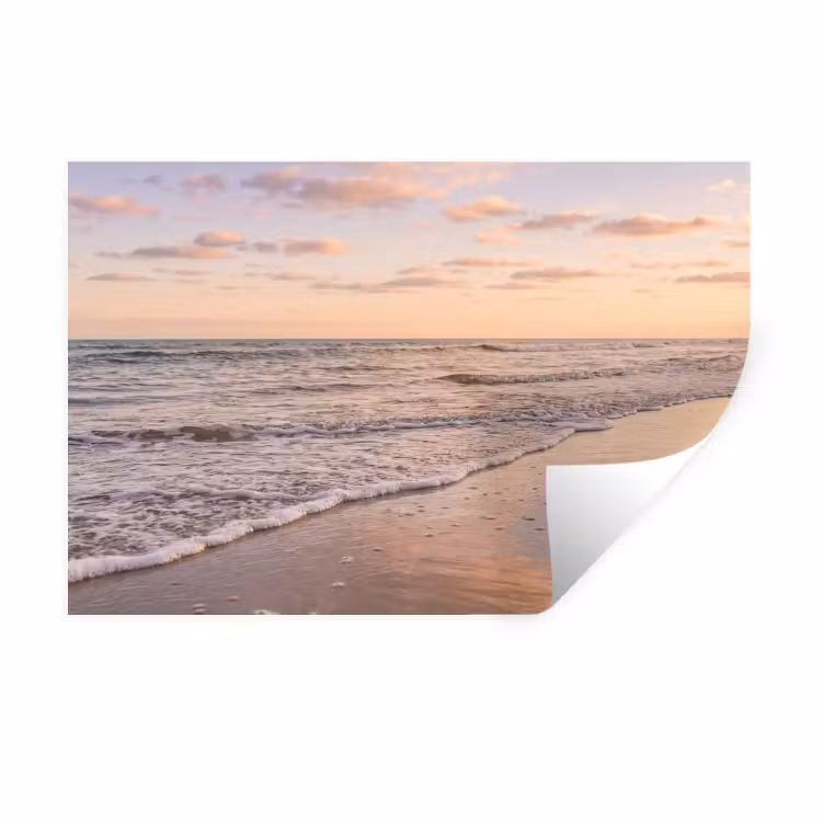 Strand - Branding - Wolken Muursticker klein -3d