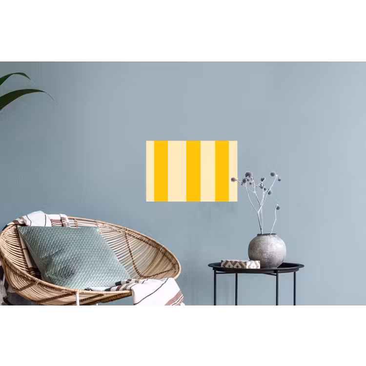 Strepen - Klassiek - Geel Muursticker klein 286 -plant