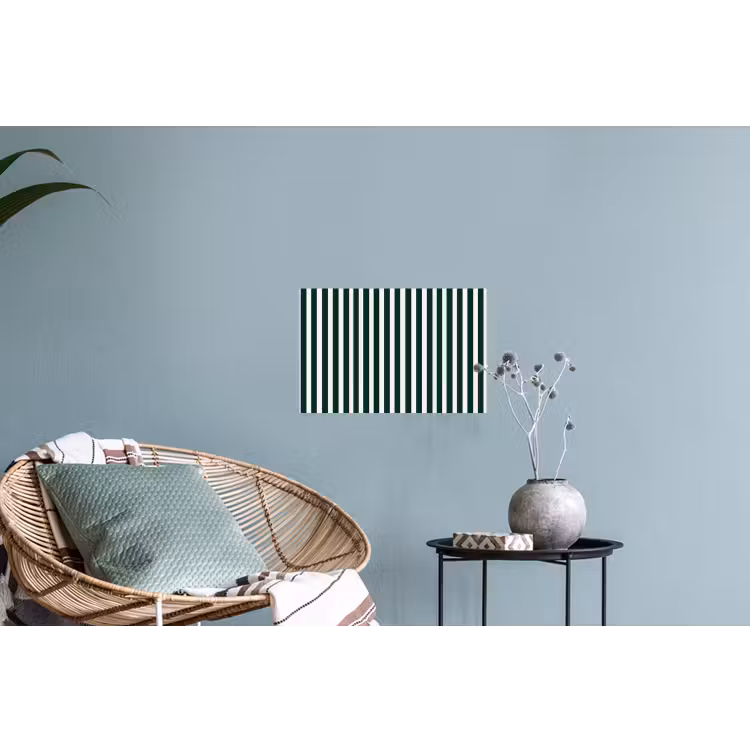 Strepen - Klassiek - Groen Muursticker klein 286 -plant