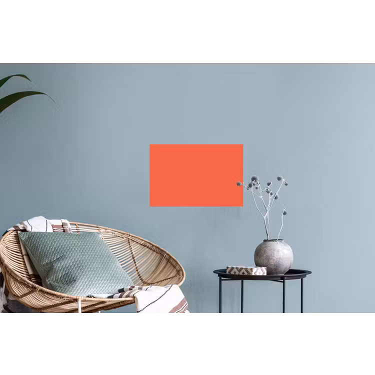 Sunset - Salmon - Oranje Muursticker klein 286 -plant