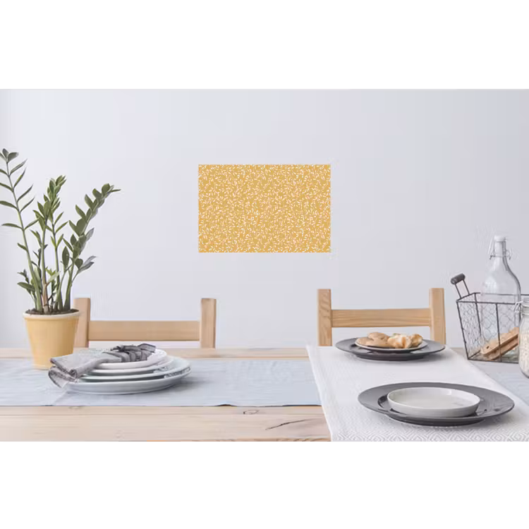Takjes - Patroon - Oker Muursticker klein 286 -eettafel