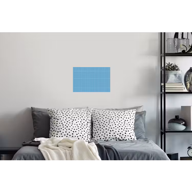 Tegel - Langwerpig - Patroon - Blauw Muursticker klein 286 -slaapkamer