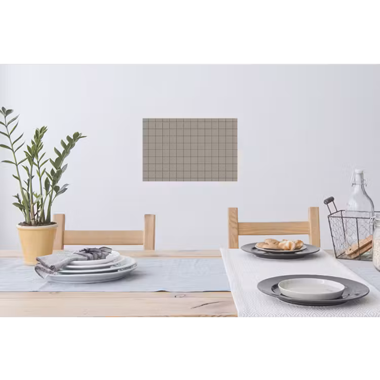 Tegel - Patroon Kiezel - Grijs Muursticker klein 286 -eettafel