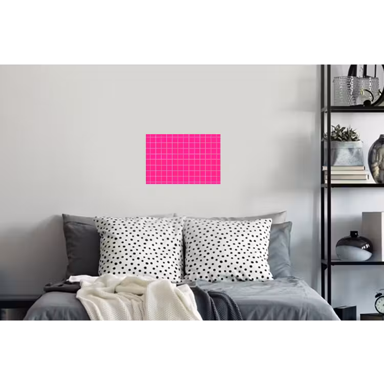 Tegels - Vierkant - Fuchsia Muursticker klein 286 -slaapkamer
