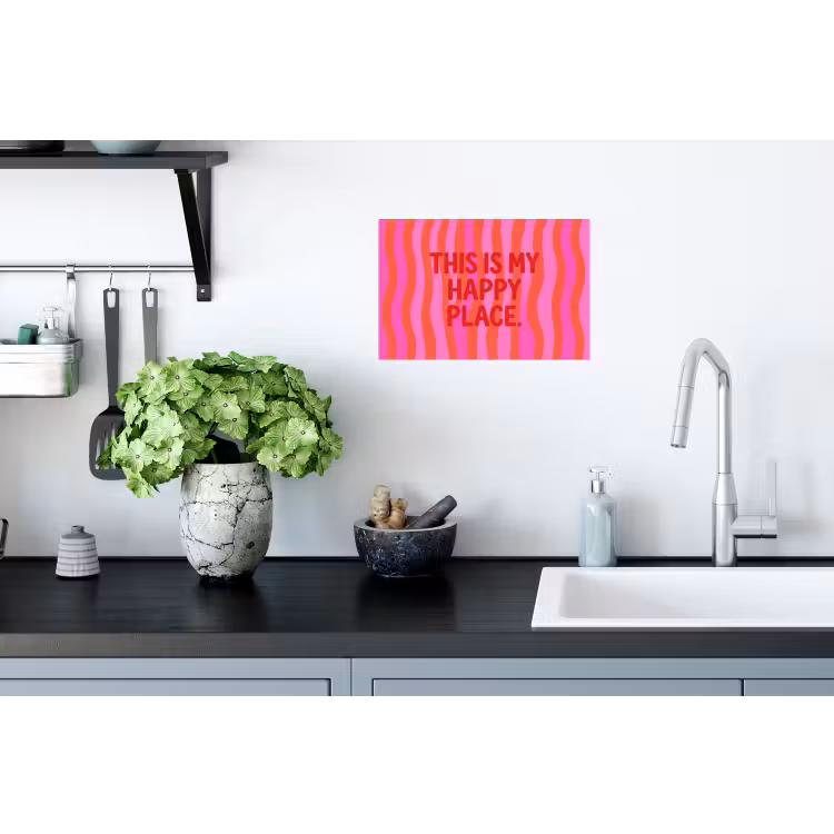 Tekst - Modern - Kleurrijk Muursticker klein -keuken