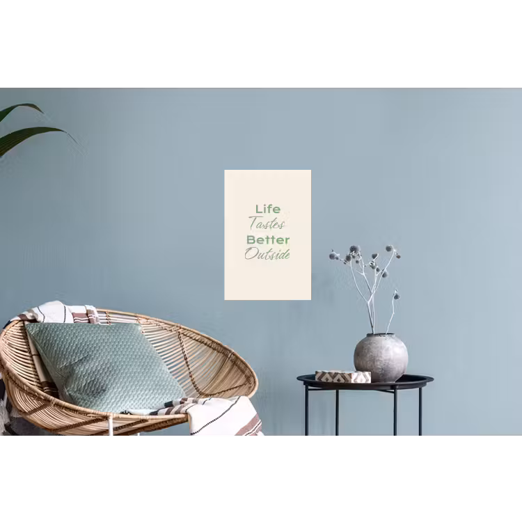 Tekst - Sierlijk - Letters - Groen Muursticker klein -plant