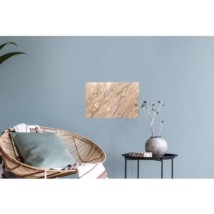 Textuur - Aders - Abstract - Modern - Beige Muursticker klein -plant