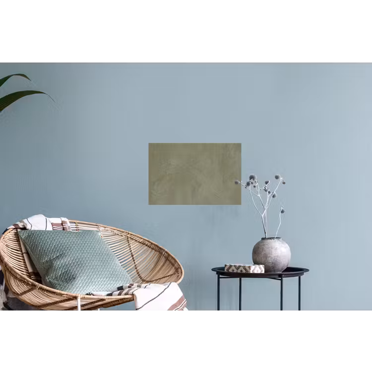 Textuur - Betonlook - Achtergrond - Modern - Groen Muursticker klein -plant