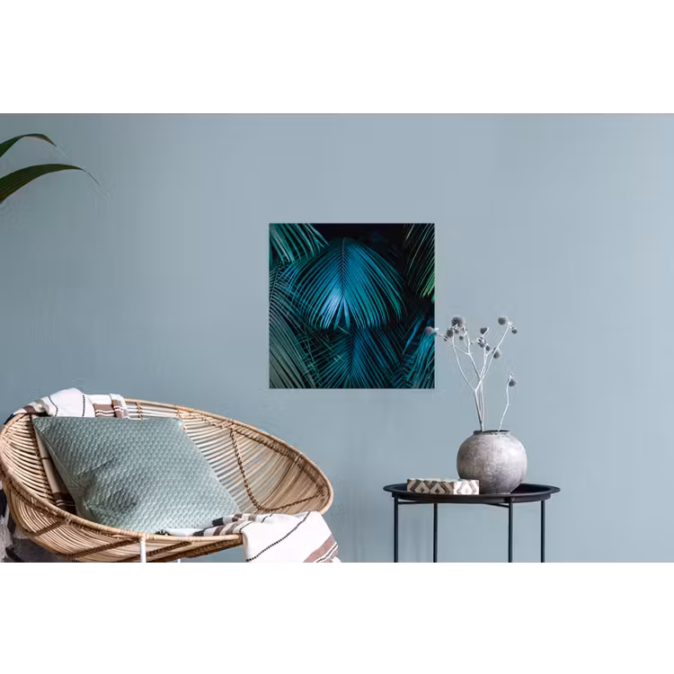 Inductie beschermer - Inductie afdekplaat - Tropical - Jungle - Bladeren - Groen Muursticker klein -plant