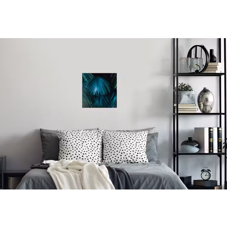 Inductie beschermer - Inductie afdekplaat - Tropical - Jungle - Bladeren - Groen Muursticker klein -slaapkamer