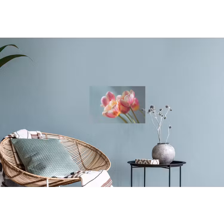 Tulpen - Roze - Stelen Muursticker klein -plant