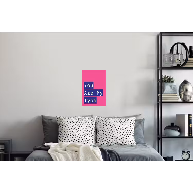 Valentijn - Tekst - Love Muursticker klein -slaapkamer