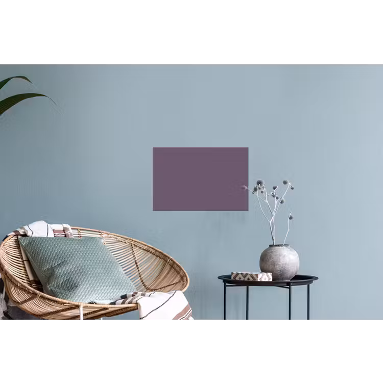 Velvet - Aubergine - Paars Muursticker klein 286 -plant