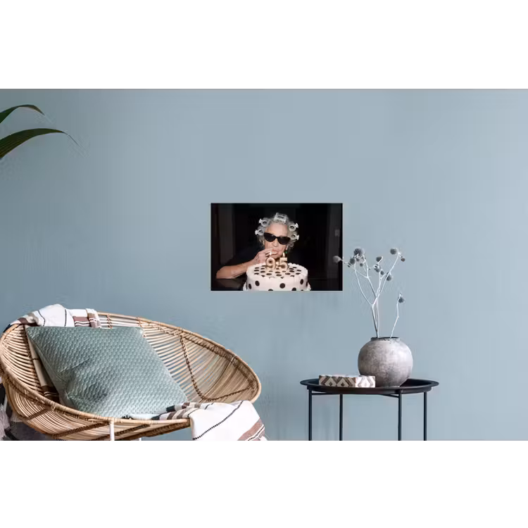 Verjaardag - Krulspeld - Oma Muursticker klein -plant