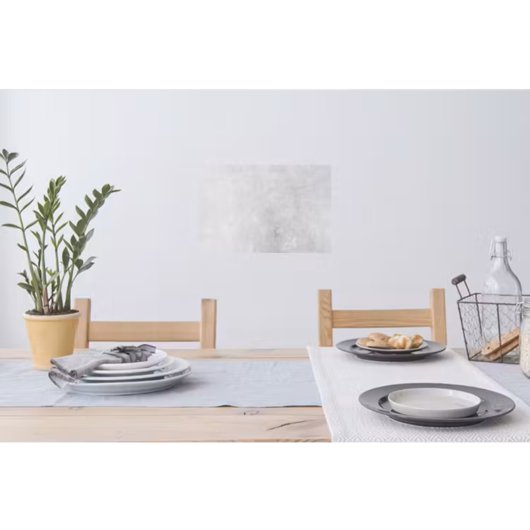 Verwering - Beton - Structuren - Vintage - Industrieel - Grijs Muursticker klein -eettafel