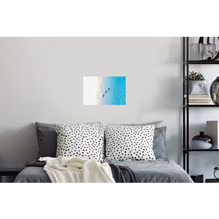 Vis - Oceaan - Strand - Turquoise - Natuur Muursticker klein -slaapkamer