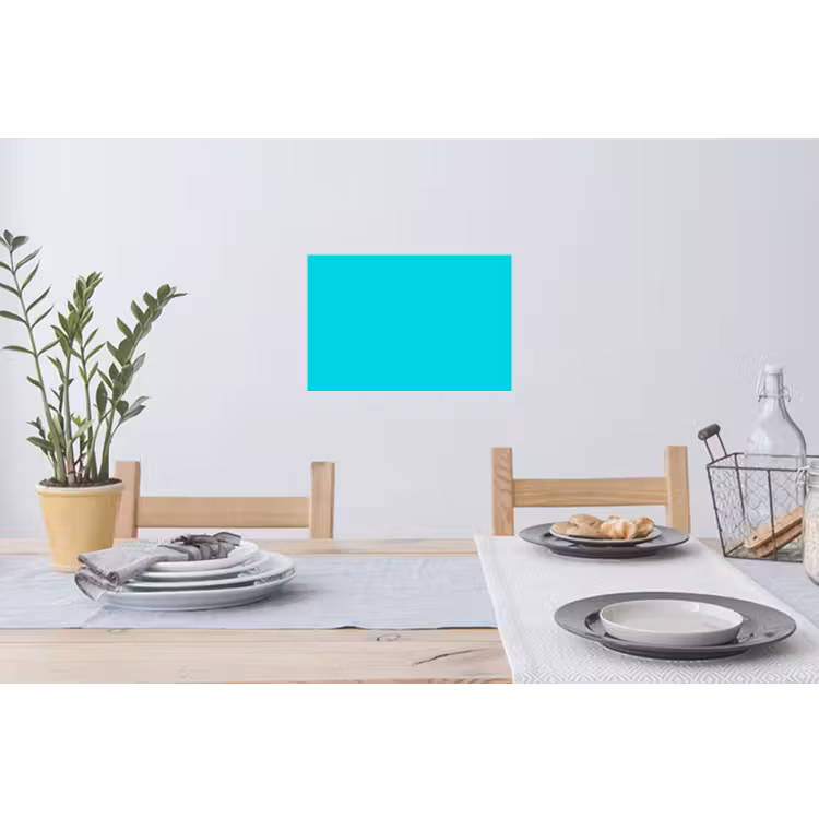 Vivid - Aquamarine - Turkoois Muursticker klein 286 -eettafel
