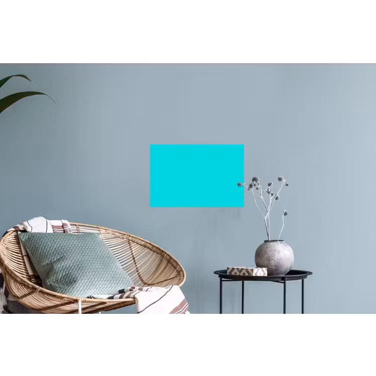 Vivid - Aquamarine - Turkoois Muursticker klein 286 -plant