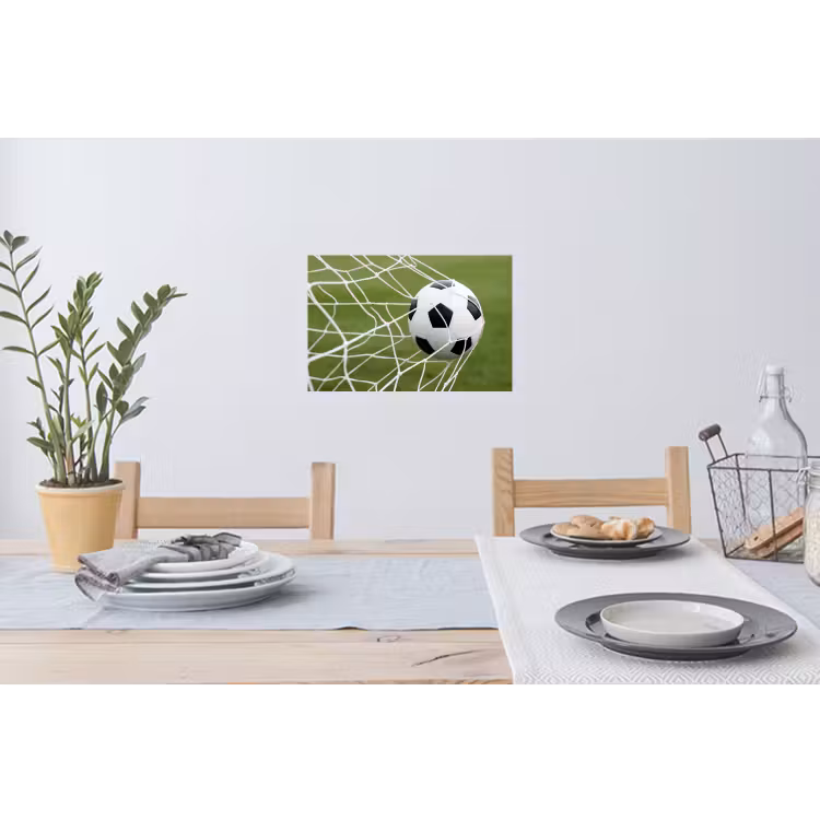 Voetbal - Goal - Net - Sport Muursticker klein -eettafel