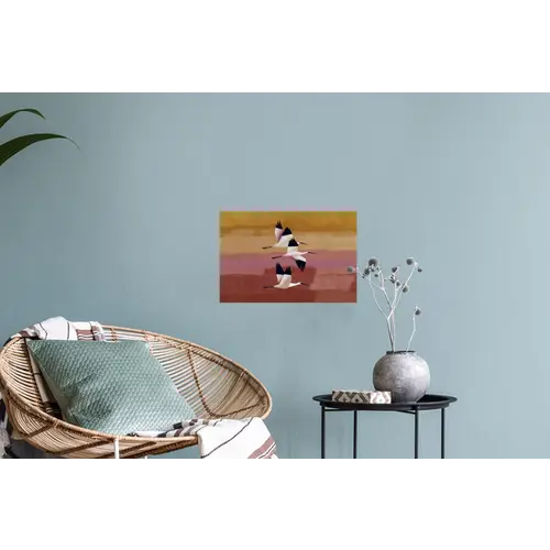 Vogels - Snavel - Abstract Muursticker klein -plant
