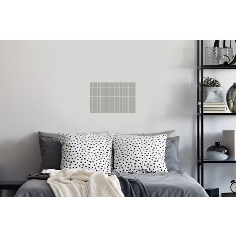 Wandtegel - Verticaal - Lichtgrijs Muursticker klein 286 -slaapkamer