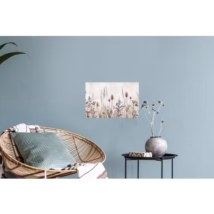 Weidebloemen - Design - Sepia Muursticker klein -plant
