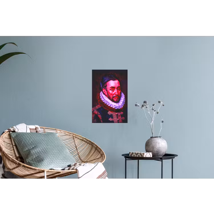 Willem van Oranje - Adriaen Thomasz - Oude meesters Muursticker klein -plant