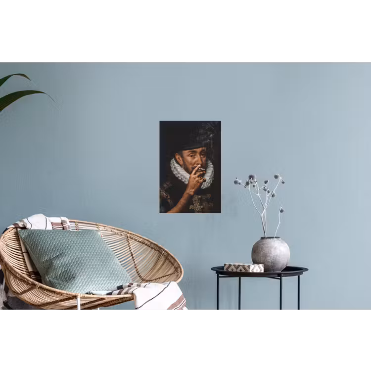Willem van Oranje - Adriaen Thomasz - Sigaretten Muursticker klein -plant
