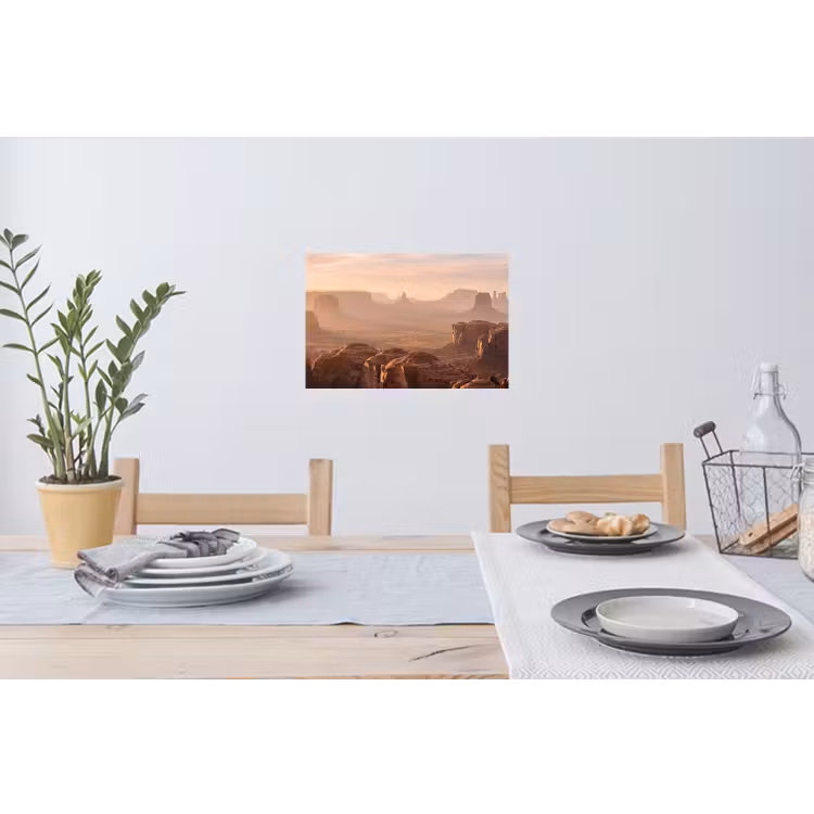 Woestijn - Landschap - Natuur Muursticker klein -eettafel