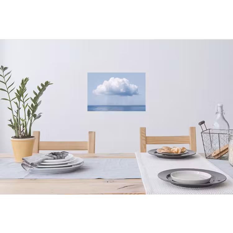 Muursticker - Wolk - Regen - Natuur - Wolk - Regen - Natuur Muursticker klein