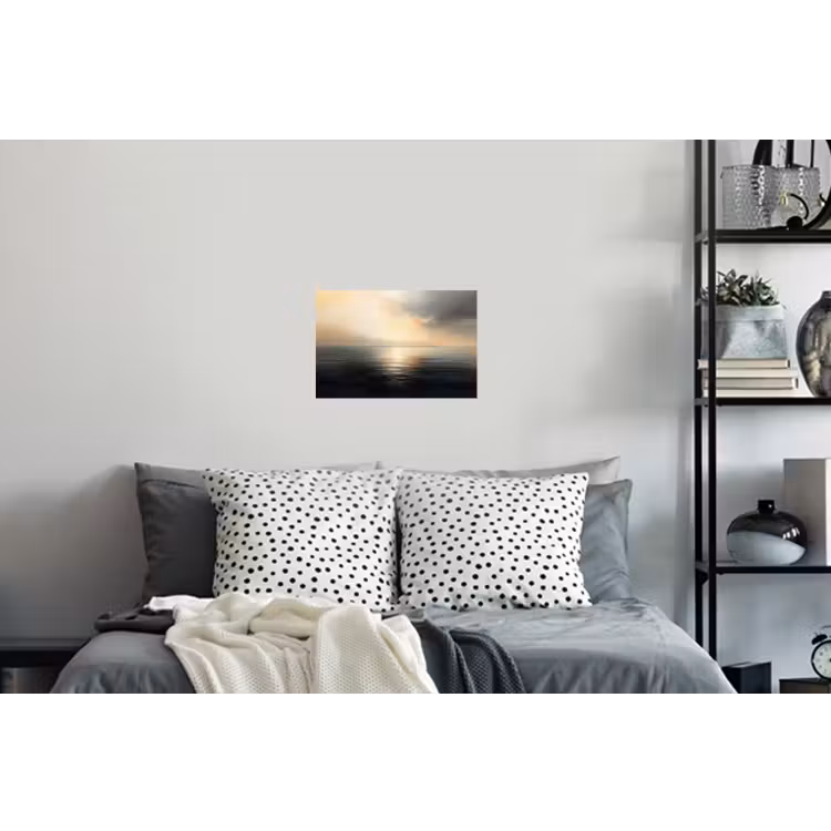 Zon - Horizon - Zee Muursticker klein -slaapkamer