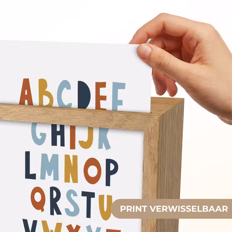 Alfabet - Educatief - Letters leren voor kinderen - Kleuren Light Box met kabel (Kinderlampje) klein -USP_websiteprintNL